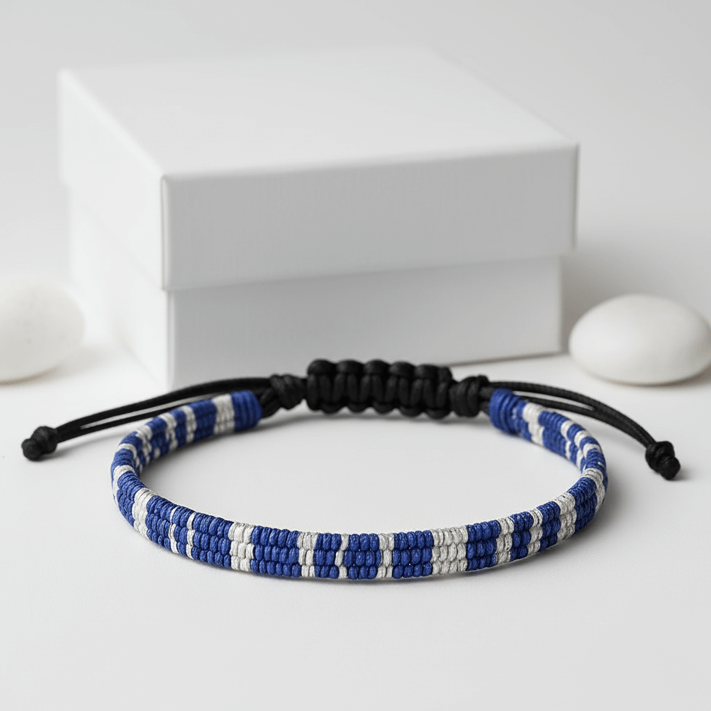 Hand-Woven Bohemian Adjustable Bracelet | Waterproof Woven Cord Jewelry | Christmas & Everyday Wear - Hadi Craft