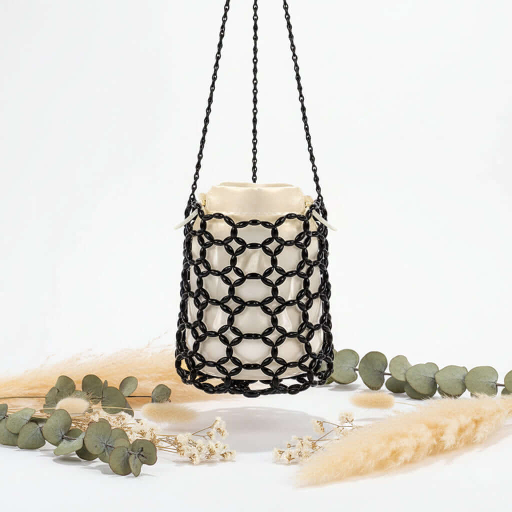 Handmade Beaded Woven Handbag Woven - Hadi Craft