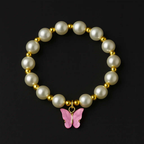 Handmade white pearls Bead Bracelet - Hadi Craft