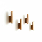Handmade wooden wall hooks – Handmade Coat & Hat Hanger Organizer - Hadi Craft