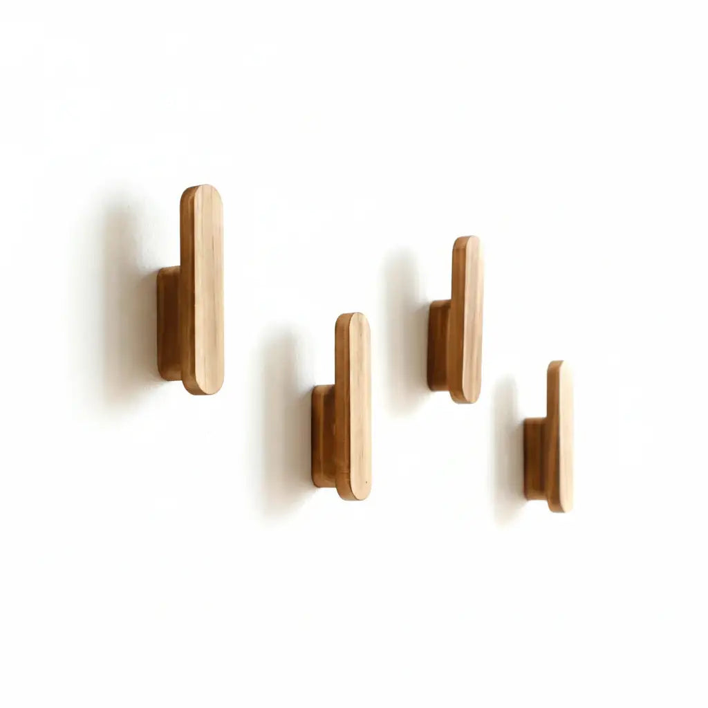 Handmade wooden wall hooks – Handmade Coat & Hat Hanger Organizer - Hadi Craft