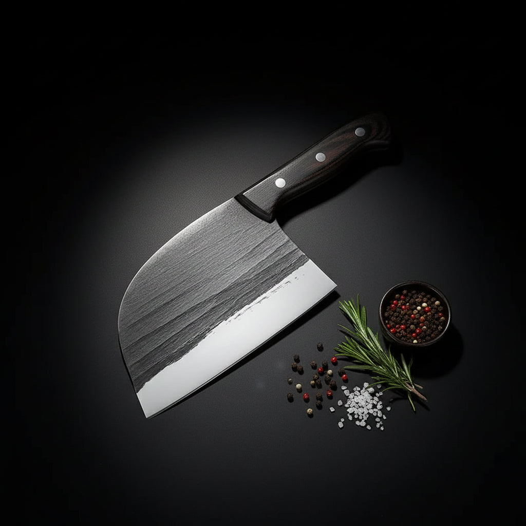 Stainless Steel Meat Cleaver Knife – Easy-Cut Bone & Poultry Knife
