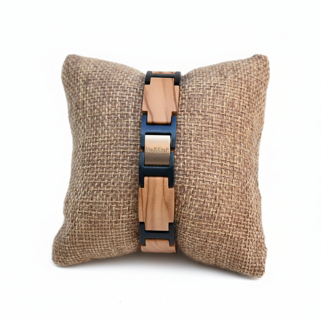 Custom wooden couple bracelet Free Customize Bangle with Gift Box