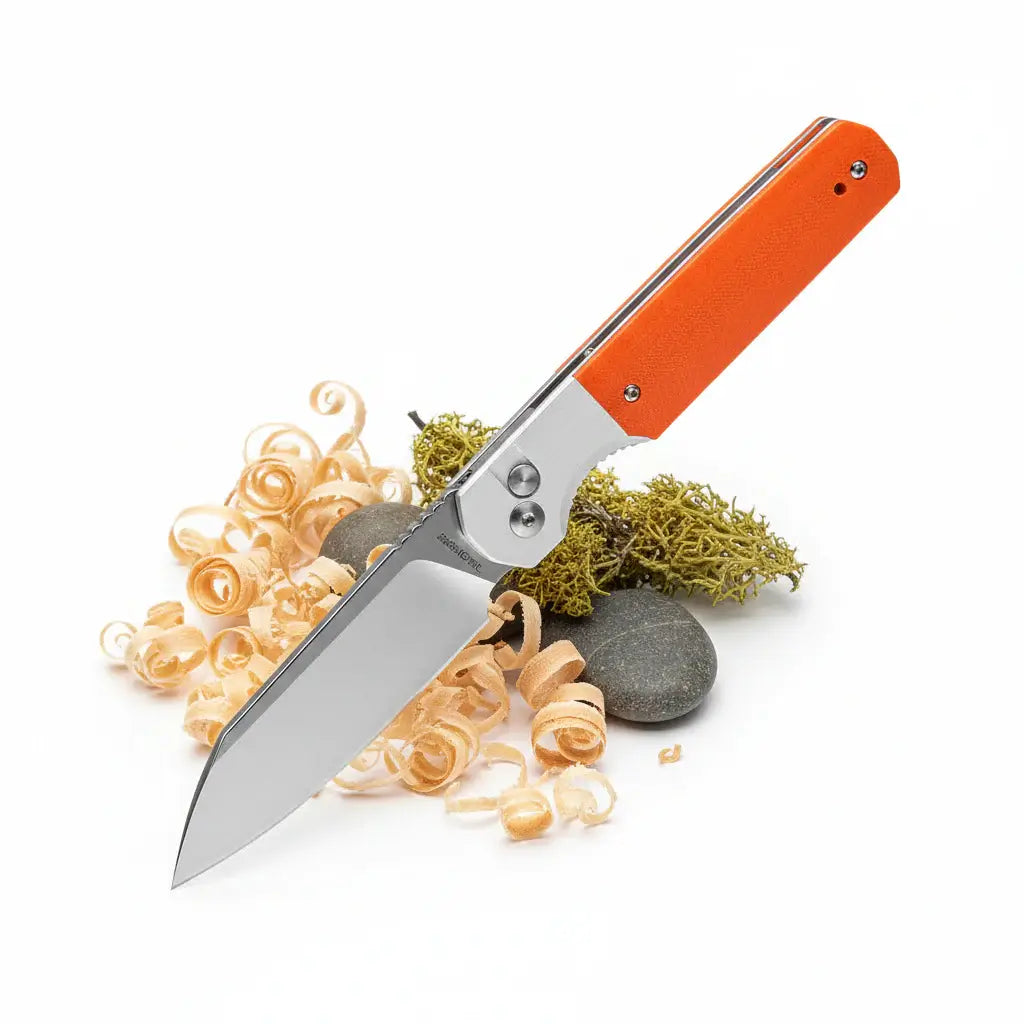 High-Quality D2 Stainless Steel Folding Pocket Knife for Camping, Hunting & Survival - Hadi Craft