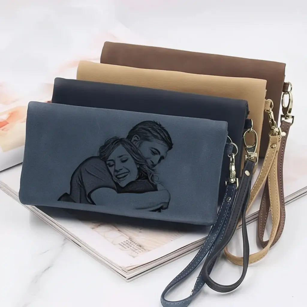 High capacity womens pu leather wallet Picture Fashion Wallet - Hadi Craft