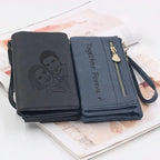 High capacity womens pu leather wallet Picture Fashion Wallet - Hadi Craft