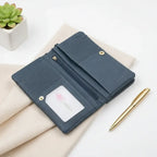 High capacity womens pu leather wallet Picture Fashion Wallet - Hadi Craft