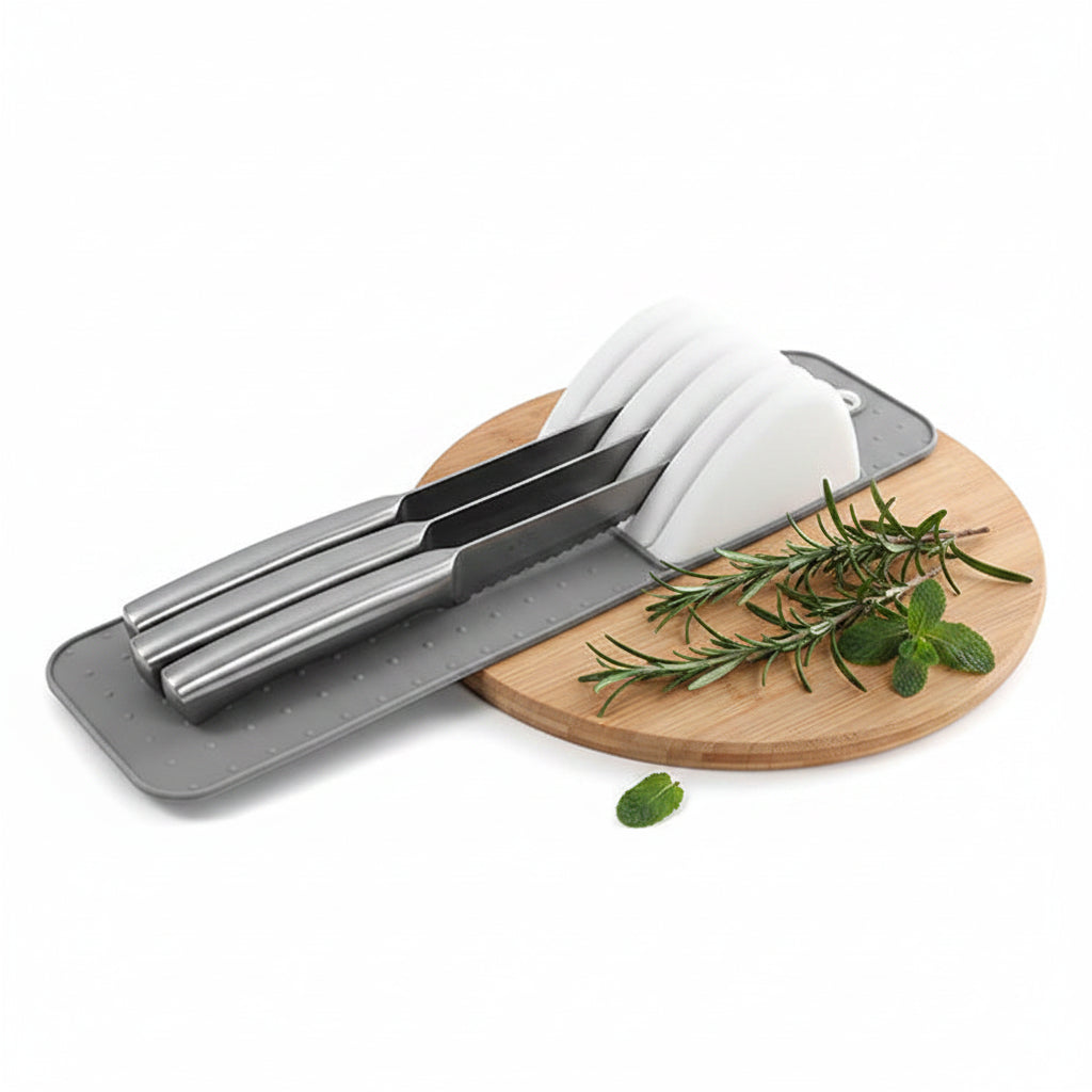 Kitchen knife drawer organizer Kitchen Knife Holder with 5 & 11 Slots - Hadi Craft