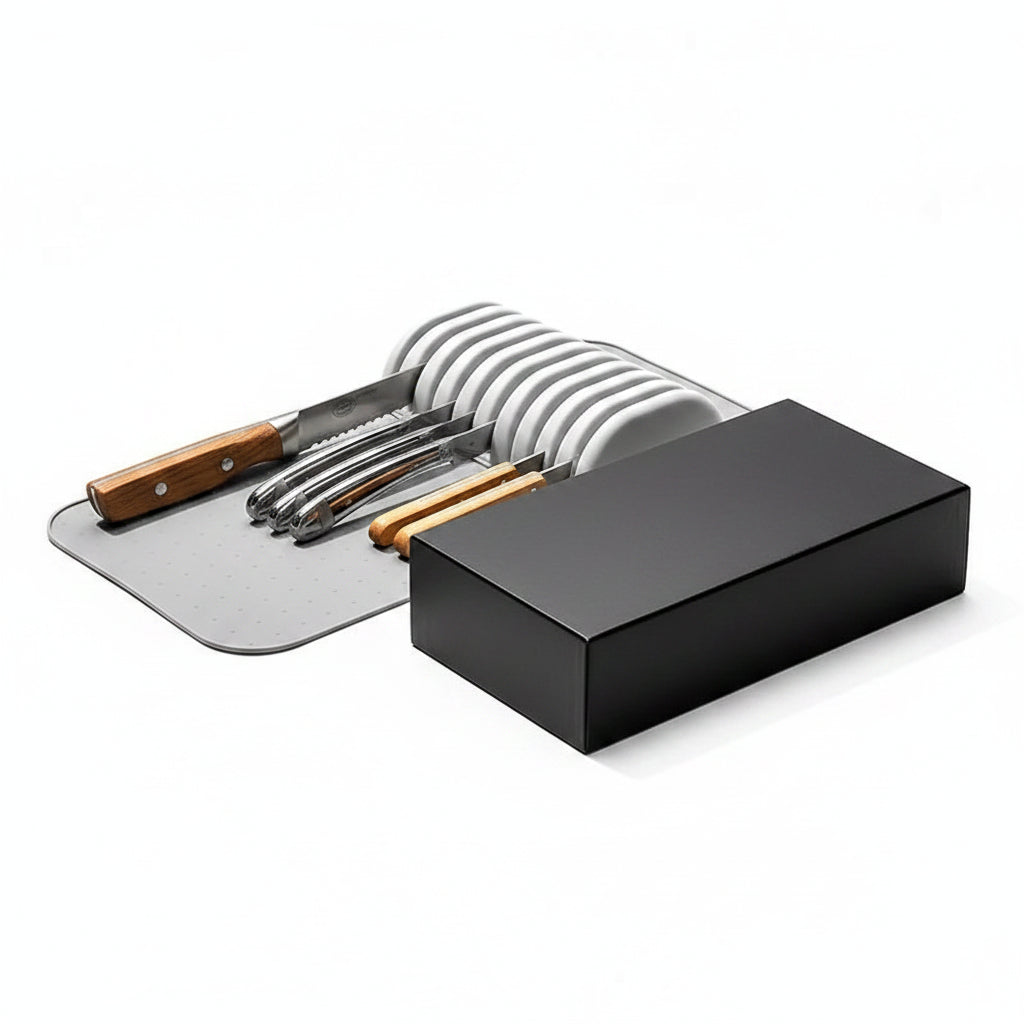 Kitchen knife drawer organizer Kitchen Knife Holder with 5 & 11 Slots - Hadi Craft