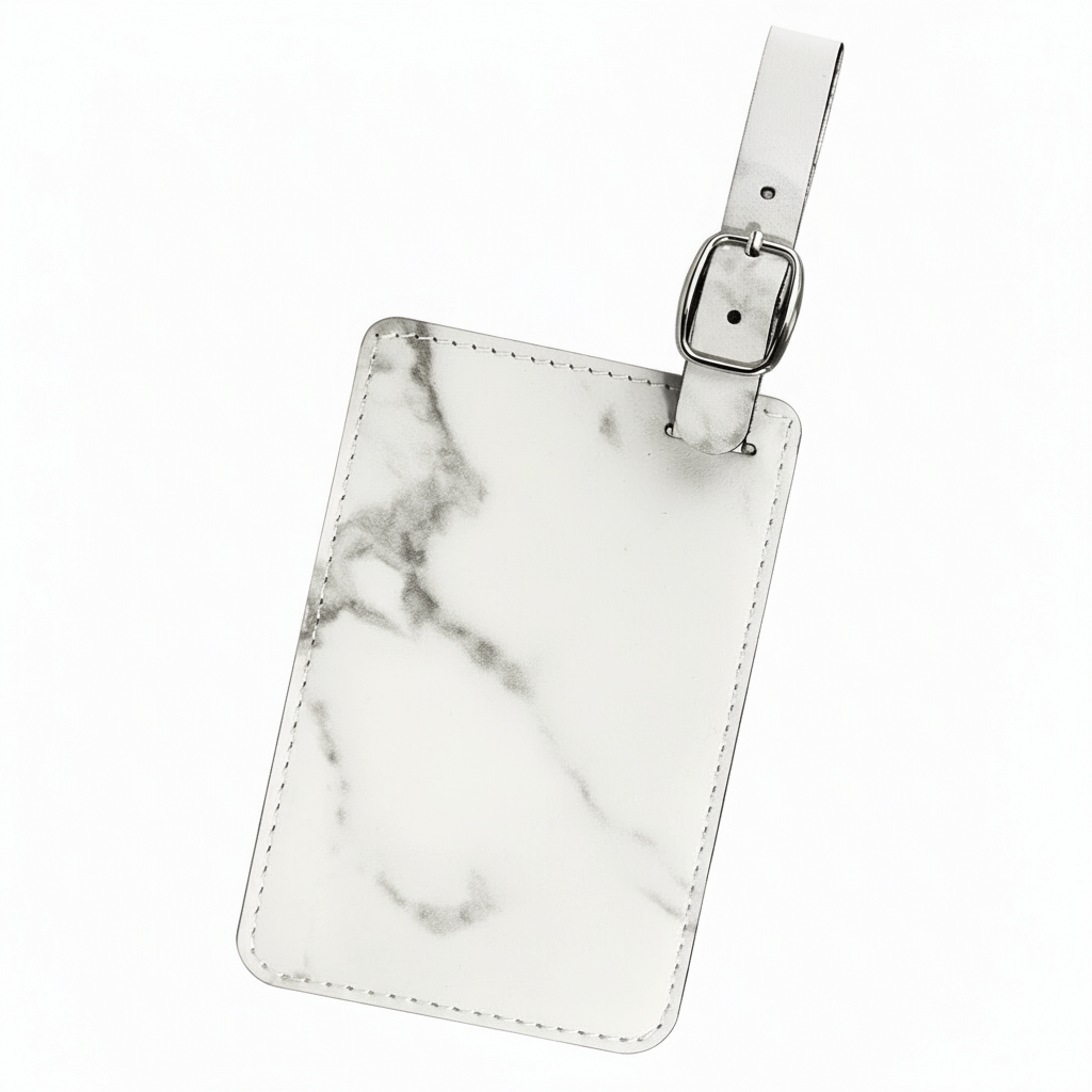 Laserable leatherette luggage tag Premium luggage tag - Hadi Craft