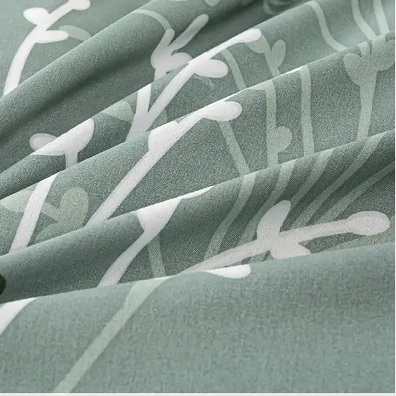 Leaf Floral Duvet Cover Set 1 Duvet Cover & 2 Pillowcase - Hadi Craft