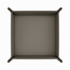 Leather catchall tray customize laser engraving desk organizer tray - Hadi Craft