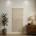 Macrame Wall Hanging, Boho Wall Decor, Bohemian Home Decor, Cotton Macrame, Wall Art - Hadi Craft