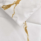 Marble White Duvet Cover Set - Hadi Craft