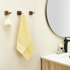 Matte Black Wall Coat Hooks Rack for Modern Home Decor 3 Pack - Hadi Craft