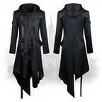 Medieval Gothic Victorian Steampunk Coat Women Renaissance Jacket Vintage Cosplay Trench Coat - Hadi Craft