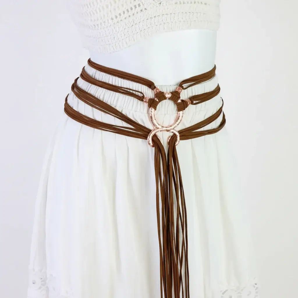 Medieval Viking Rope Belt – Troll Cross Costume Belt for Women - Hadi Craft
