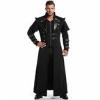 Medieval Viking Wear Gothic Steampunk Assassin Long Coat Pirate Armor Leather Costume Jacket - Hadi Craft
