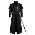 Medieval Viking Wear Gothic Steampunk Assassin Long Coat Pirate Armor Leather Costume Jacket - Hadi Craft