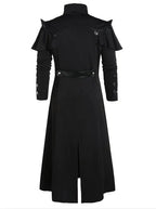 Medieval Viking Wear Gothic Steampunk Assassin Long Coat Pirate Armor Leather Costume Jacket - Hadi Craft