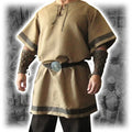 Medieval Viking Wear Warrior Costume Men Renaissance Knight Pirate Shirt LARP Outfit - Hadi Craft