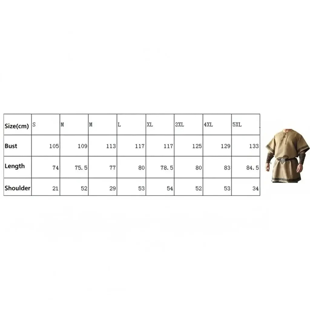 Medieval Viking Wear Warrior Costume Men Renaissance Knight Pirate Shirt LARP Outfit - Hadi Craft