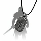 Men’s Viking Rune Protection Necklace Stainless Steel Elder Futhark Nordic Strength Pendant for Men - Hadi Craft