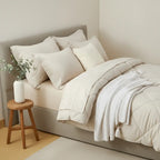 Microfiber Comforter Set With Sheets Pillowcases & Pillow Shams - Hadi Craft