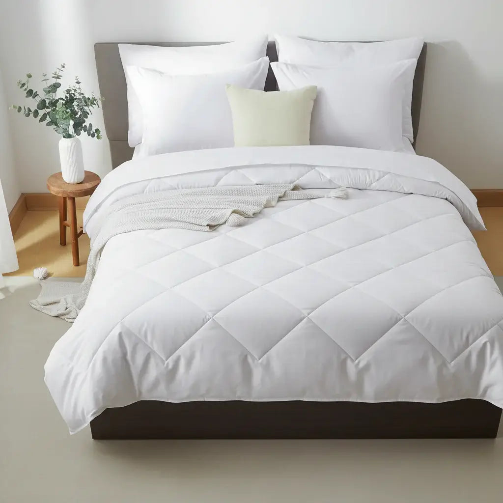 Microfiber Comforter Set With Sheets Pillowcases & Pillow Shams - Hadi Craft