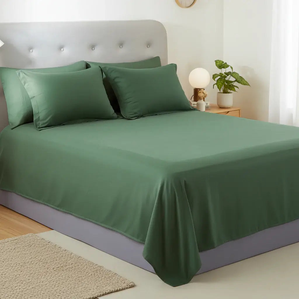 Microfiber Comforter Set With Sheets Pillowcases & Pillow Shams - Hadi Craft