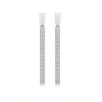 Mini Moissanite Stud Earrings – S925 Sterling Silver - Hadi Craft