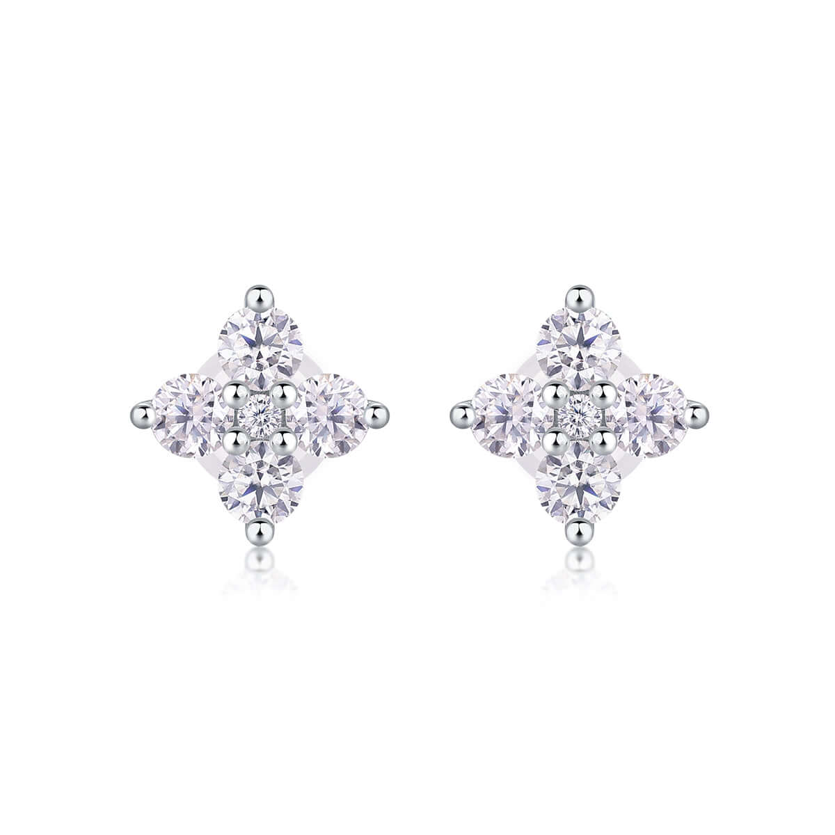 Mini Moissanite Stud Earrings | Hadi Craft USA