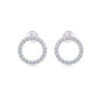 Mini Moissanite Stud Earrings S925 Sterling Silver - Hadi Craft