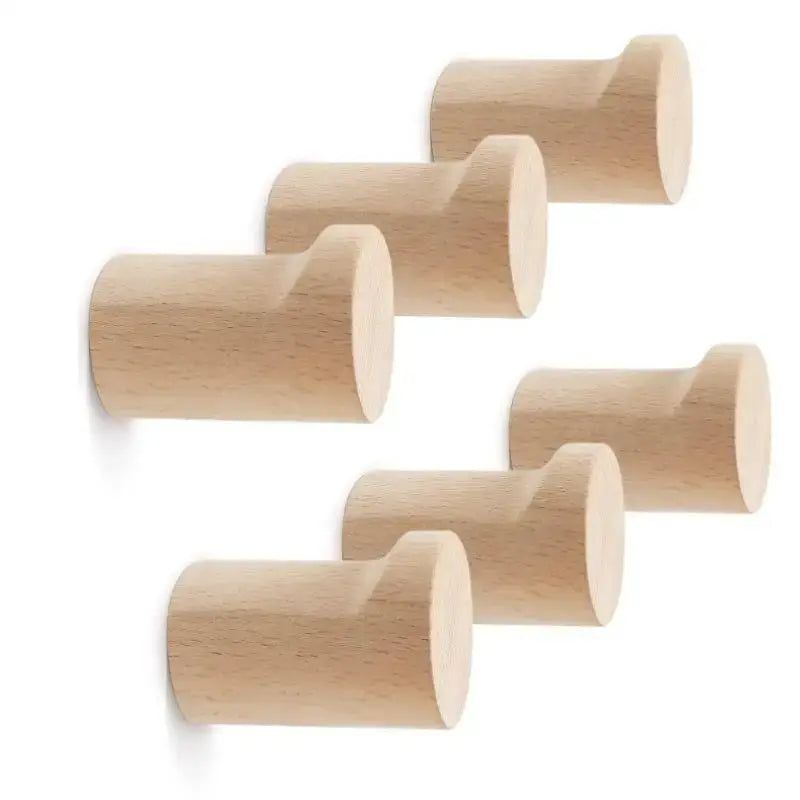 Modern Beech Wood Wall Hook – Modern Coat & Key Holder for Home - Hadi Craft