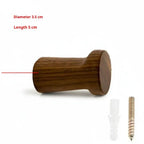 Modern Beech Wood Wall Hook – Modern Coat & Key Holder for Home - Hadi Craft