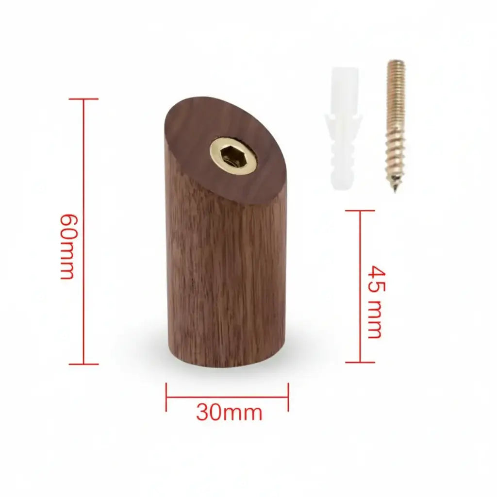 Modern Beech Wood Wall Hook – Modern Coat & Key Holder for Home - Hadi Craft