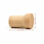 Modern Beech Wood Wall Hook – Modern Coat & Key Holder for Home - Hadi Craft