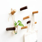 Modern Beech Wood Wall Hook – Modern Coat & Key Holder for Home - Hadi Craft