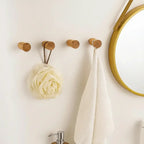 Modern Beech Wood Wall Hook – Modern Coat & Key Holder for Home - Hadi Craft