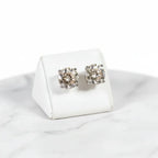 Moissanite Stud Earrings 925 Sterling Silver – 0.5–1CT Four Prong Diamond Look Earrings for Women - Hadi Craft