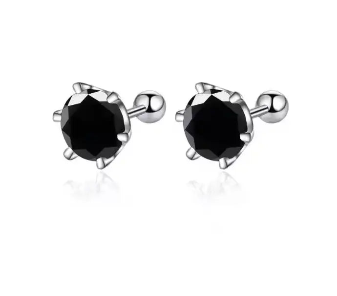 Moissanite Stud Earrings 925 Sterling Silver – D Color VVS1 Round Cut Diamond Look Earrings for Women & Men - Hadi Craft