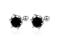 Moissanite Stud Earrings 925 Sterling Silver – D Color VVS1 Round Cut Diamond Look Earrings for Women & Men - Hadi Craft
