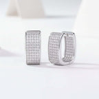 Moissanite star stud earrings – S925 Sterling Silver - Hadi Craft