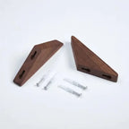 Natural Wood Wall Hook – Oak/Walnut Coat & Key Holder Hanger - Hadi Craft