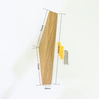Natural Wood Wall Hook – Oak/Walnut Coat & Key Holder Hanger - Hadi Craft