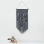 Nordic Macrame Wall Hanging – Cotton Rope Woven Tapestry Boho Home Decor - Hadi Craft