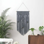 Nordic Macrame Wall Hanging – Cotton Rope Woven Tapestry Boho Home Decor - Hadi Craft