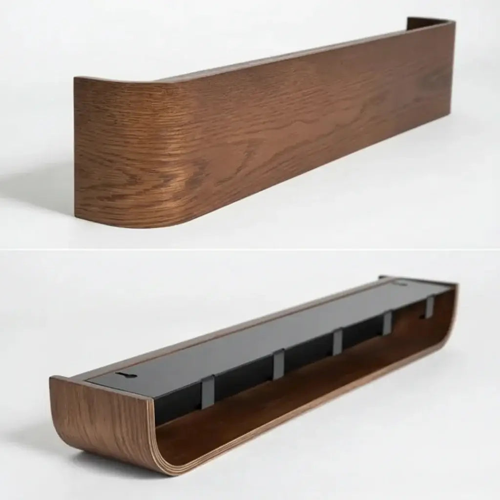 Nordic wall shelf organizer with Hooks Entryway Coat & Key Organizer - Hadi Craft