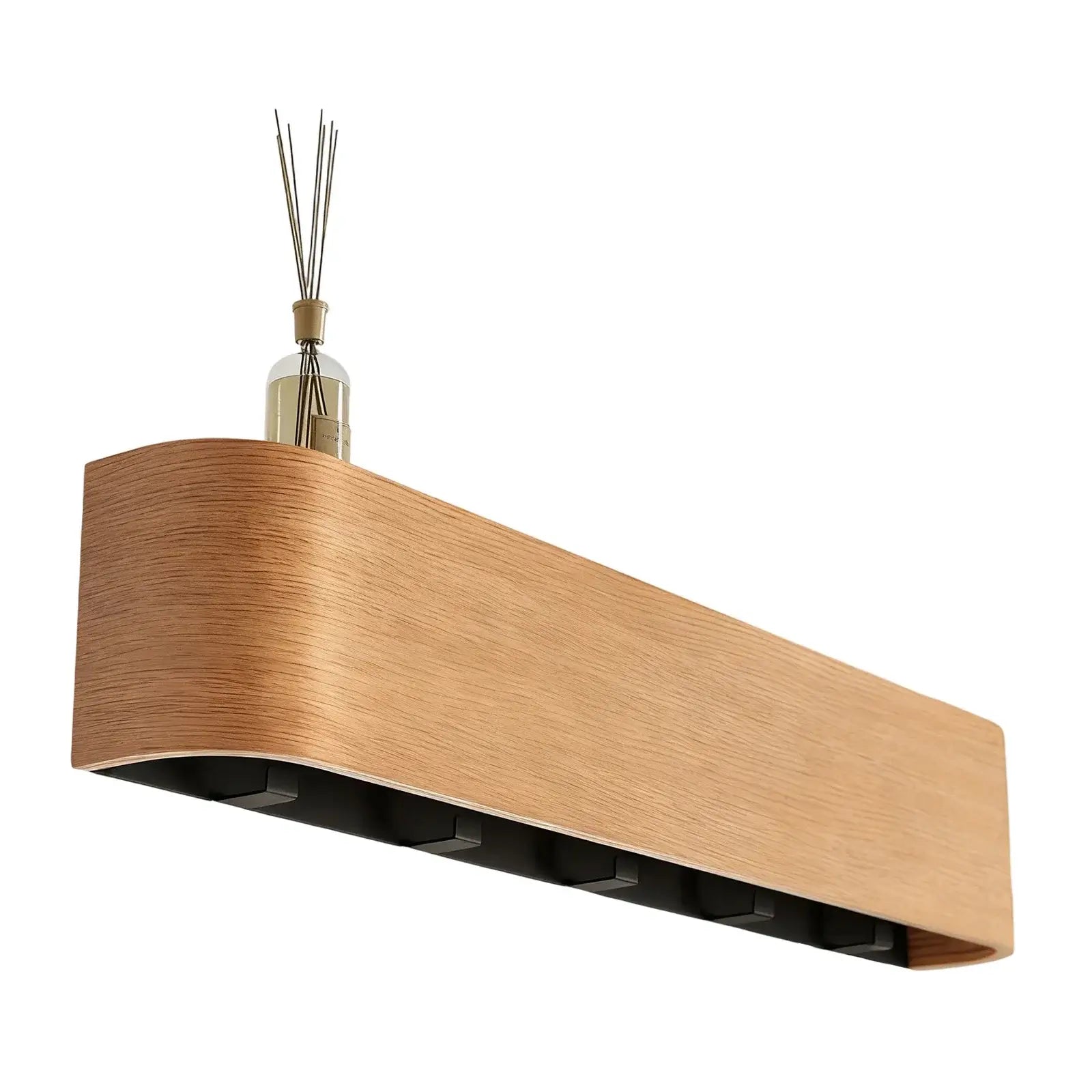 Nordic wall shelf organizer with Hooks Entryway Coat & Key Organizer - Hadi Craft