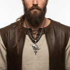 Norsemen necklace Pendant Necklace Men’s Women’s Fashion Jewelry Gift - Hadi Craft